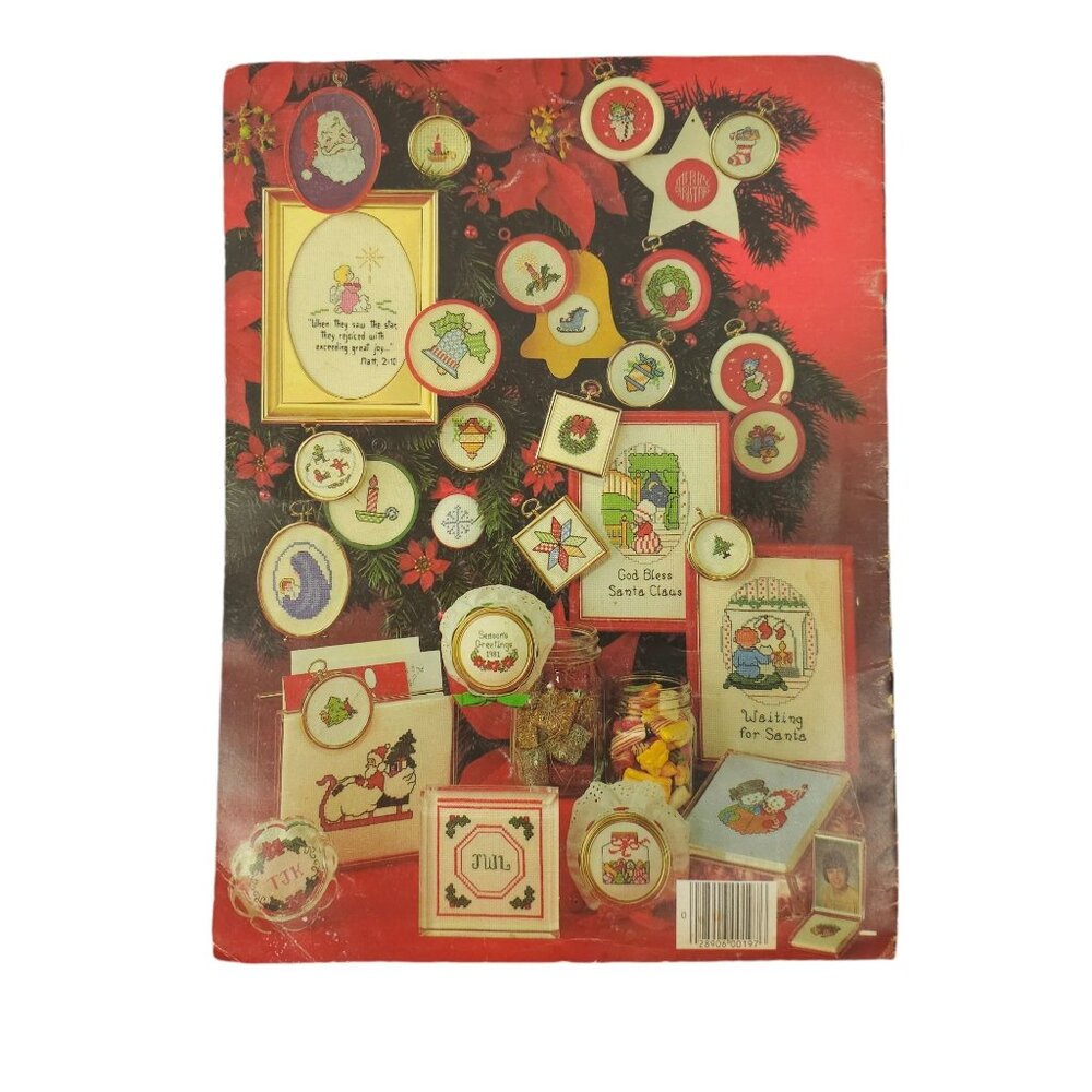Cross Stitch Christmas Craft Art Foam Patterns 3 Project Books Ornaments Santa - Picture 5 of 11